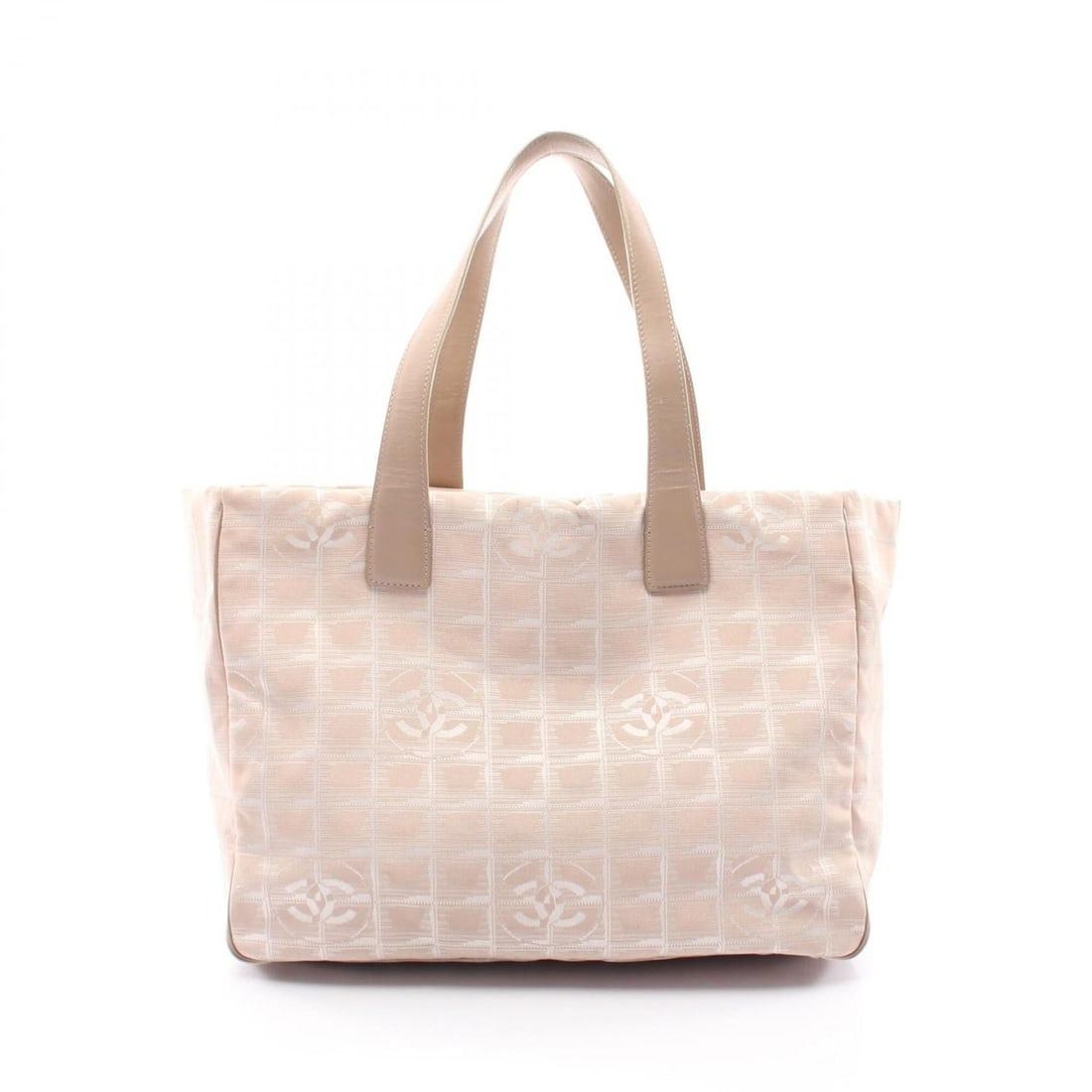 Chanel New Travel Line MM Tote Bag Handbag Leather Nylon Canvas Women's Pink A15991: --- Catalog ---Category: SizeSize (HxWxD): 25cm x 34cm x 14.5cm / 9.84'' x 13.38'' x 5.7''Category: DesignType: Handbag, Tote bagColor: PinkGender: WomenMaterial: Leather , Nylon canvas Hardware Color
