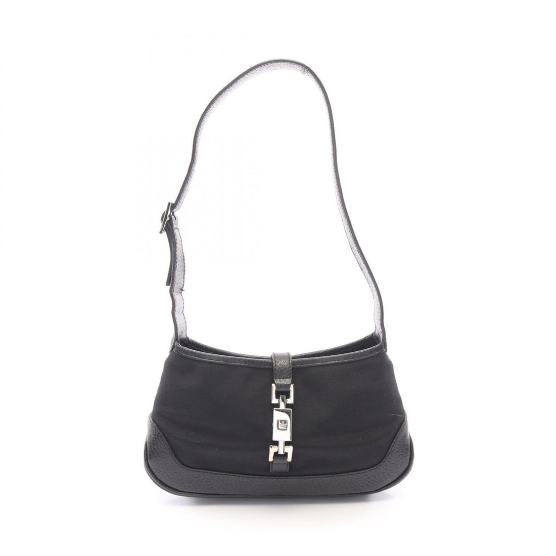 Gucci Jackie Shoulder Bag/Handbag, Canvas and Leather, Women's, Black, 007?2039 (1 of 11)