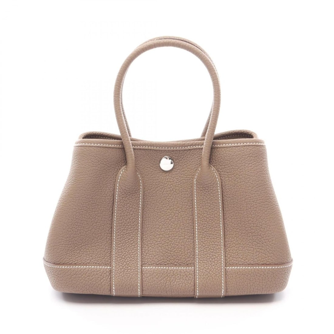 Hermes Neo Garden 23 Etoupe Handbag, Leather, Negonda Women's, Gray: --- Catalog ---Category: SizeSize (HxWxD): 16cm x 23cm x 10cm / 6.29'' x 9.05'' x 3.93''Category: DesignType: HandbagColor: Etoupe gray, GrayGender: WomenMaterial: Negonda leather Category: GeneralBra