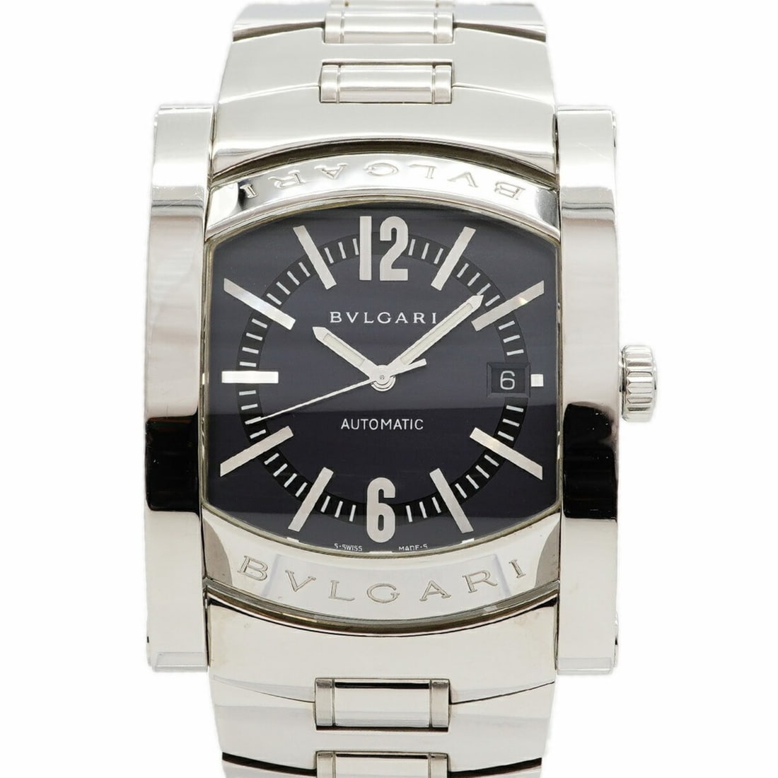 Bulgari Assioma AA48S Grey Dial Men's Watch: --- Catalog ---Category: SizeWrist Size: 17cm / 6.69''Case Diameter: 38mm / 1.5''Category: DesignType: WristwatchGender: MenColor (Dial): GrayMaterial (Band): Stainless steelCategory: GeneralMPN: AA48