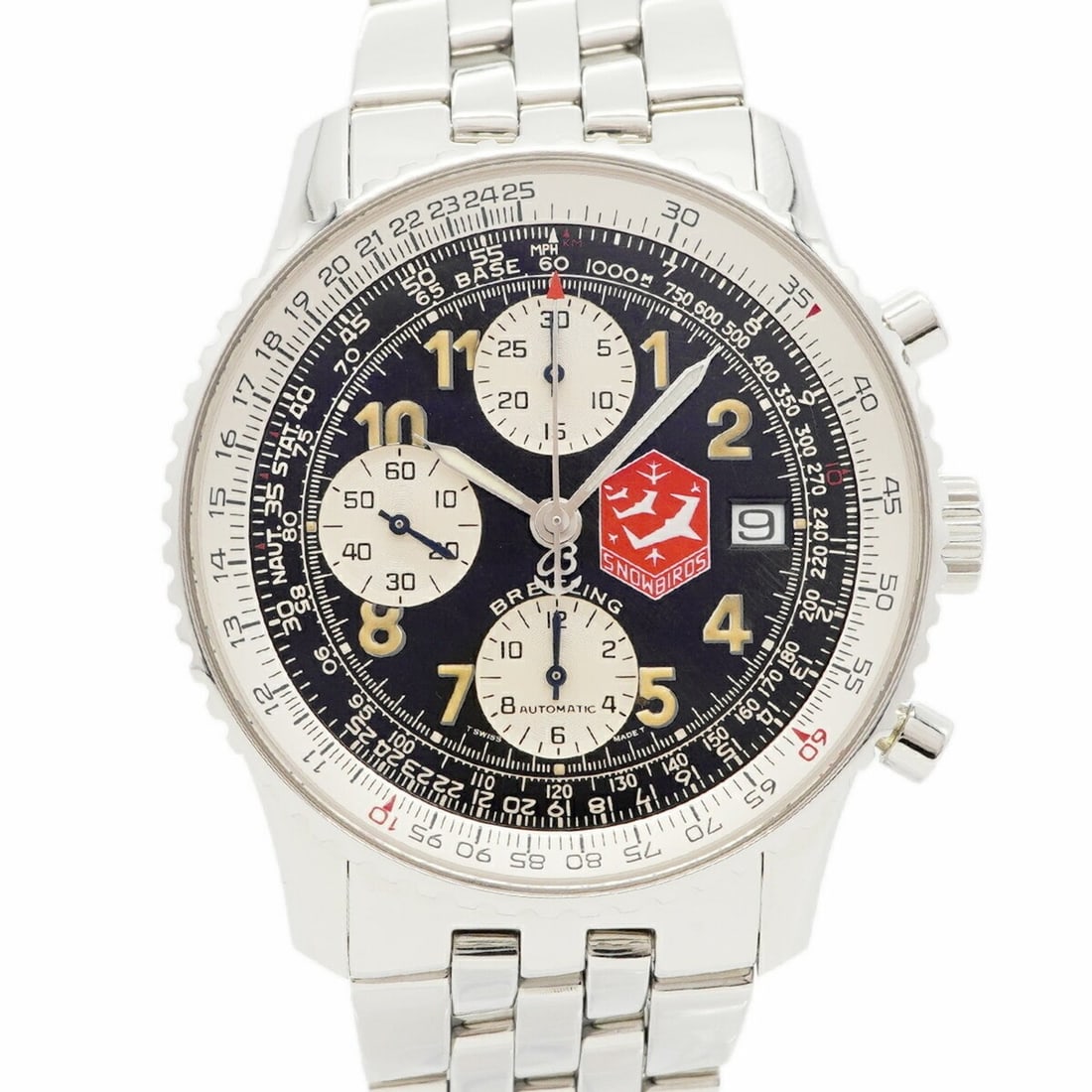 Breitling Old Navitimer Snowbirds A13022 Black Dial Men's Watch (1 of 16)