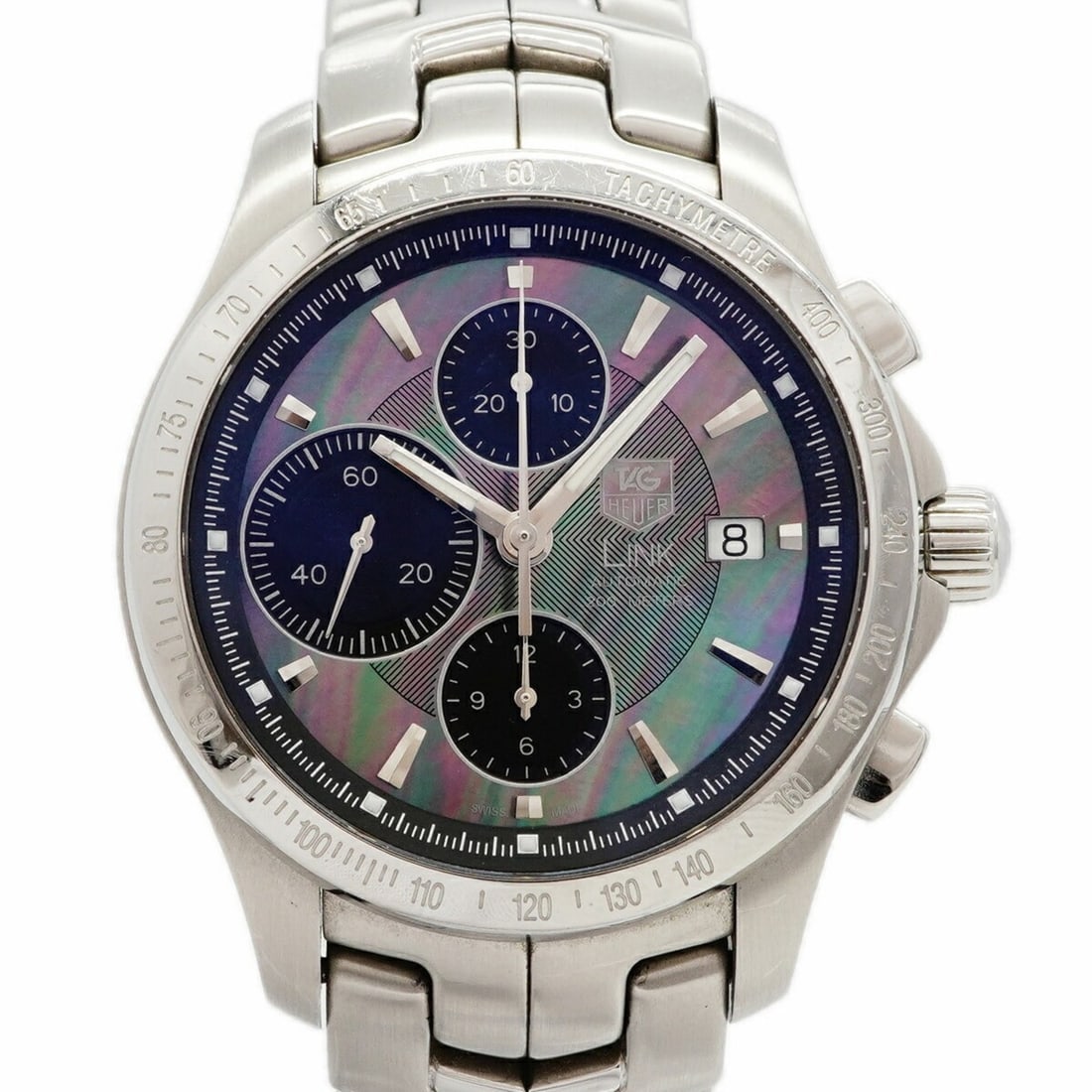 TAG Heuer Link Moonpearl Japan Limited Edition (350 pieces) CJF211M Black Dial Men's Watch: --- Catalog ---Category: SizeWrist Size: 16.5cm / 6.49''Case Diameter: 41.2mm / 1.62''Category: DesignType: WristwatchGender: MenColor (Dial): BlackMaterial (Band): Stainless steelCategory: GeneralMPN