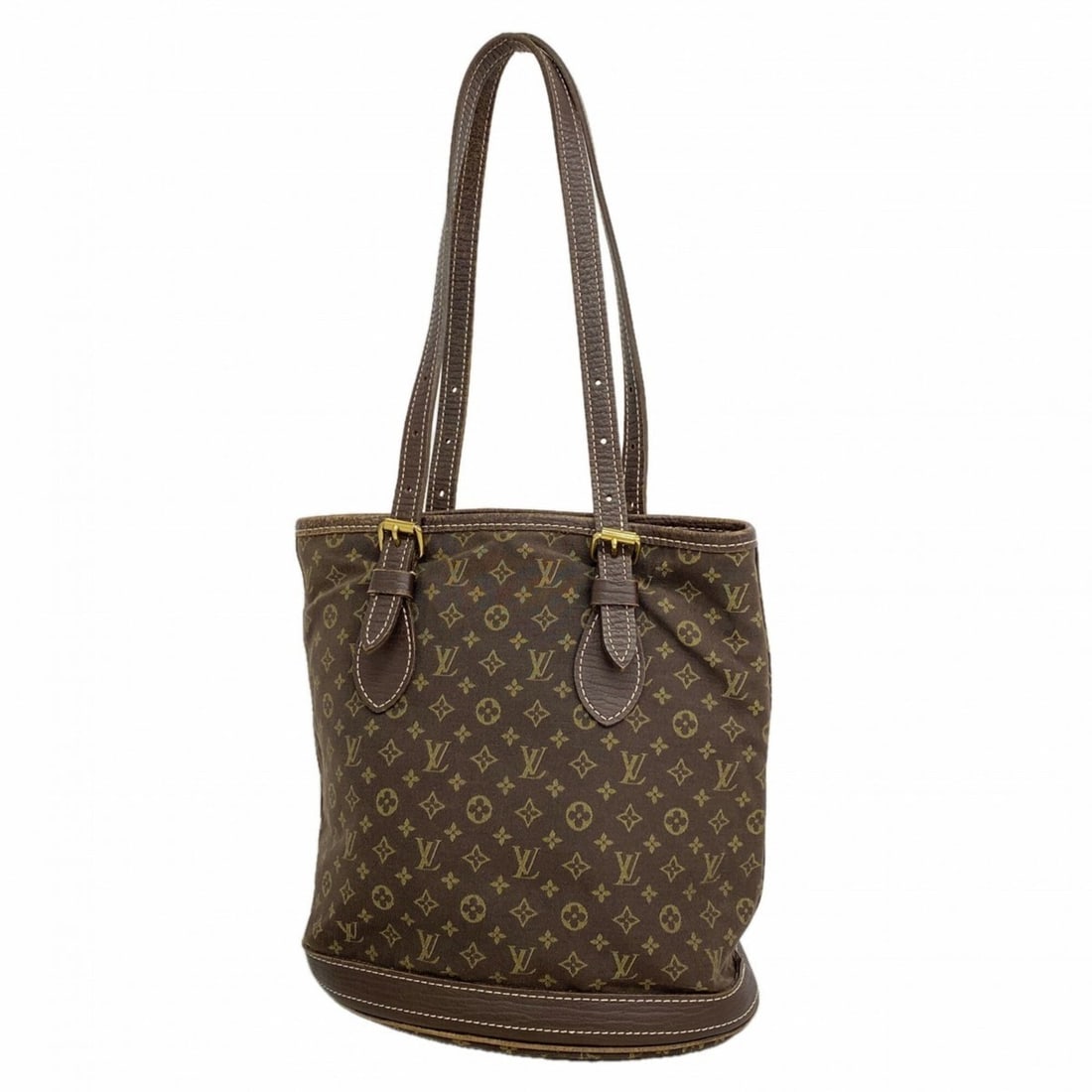 Louis Vuitton Monogram Mini Lin Bucket PM Tote Bag M95226 Ebene (Women's): --- Catalog ---Category: SizeSize (HxWxD): 25cm x 23cm x 16cm / 9.84'' x 9.05'' x 6.29''Category: DesignType: Tote bagColor: EbeneGender: WomenCategory: GeneralMPN: M95226Brand: Louis Vuitton--- Item 