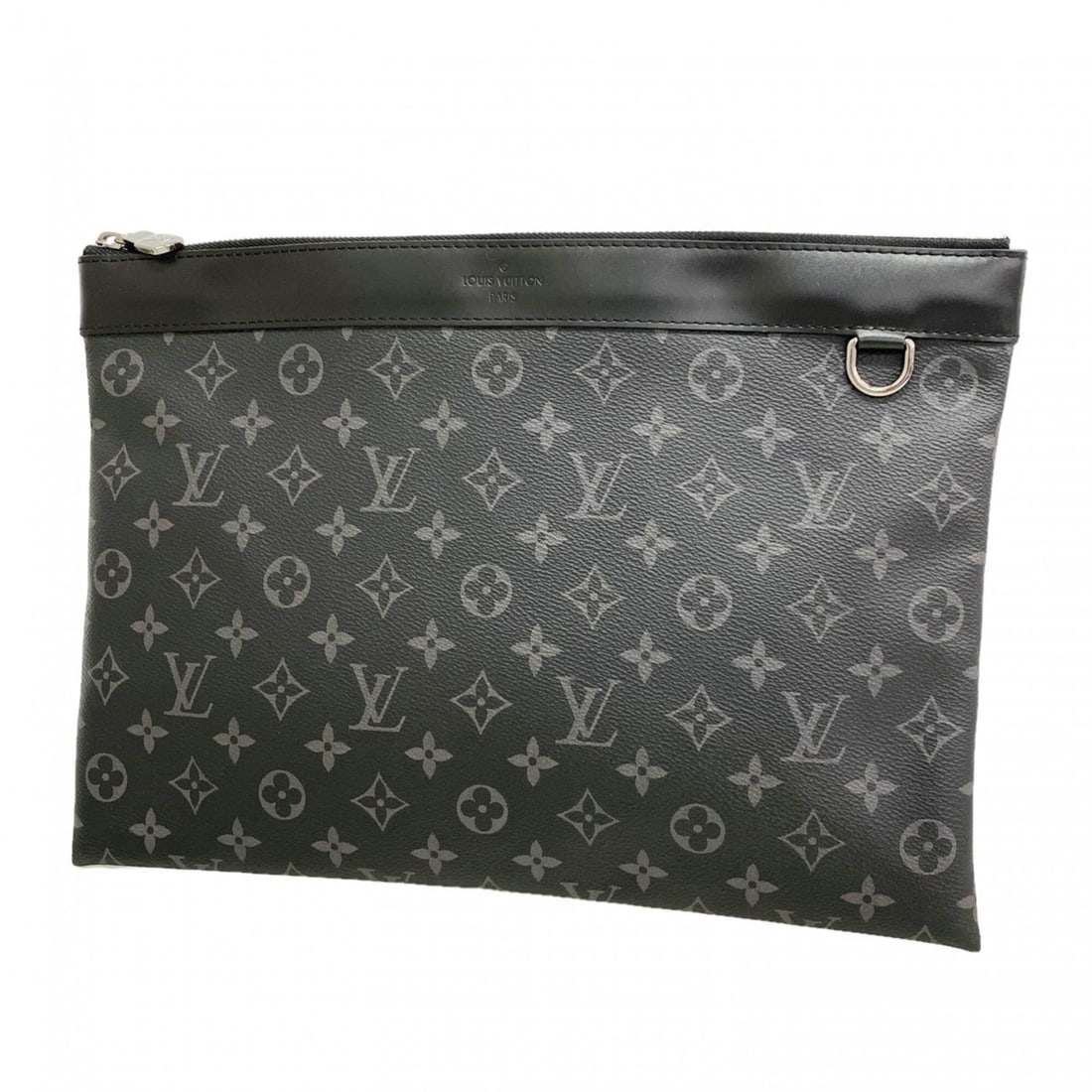 Louis Vuitton Monogram Eclipse Pochette Discovery Clutch Bag M62291 Black Men's: --- Catalog ---Category: SizeSize (HxWxD): 24cm x 35cm x 1cm / 9.44'' x 13.77'' x 0.39''Category: DesignType: Clutch bagColor: BlackGender: MenCategory: GeneralMPN: M62291Brand: Louis Vuitton--- Item 
