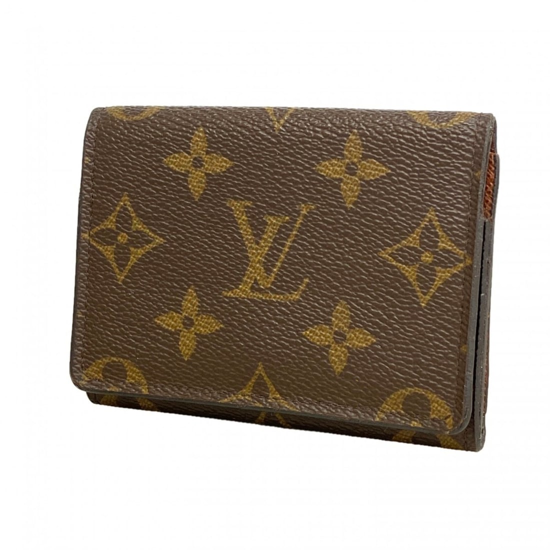 Louis Vuitton Monogram Enveloppe Carte de Visite Business Card Holder M63801 Brown (Men's/Women's): --- Catalog ---Category: DesignType: Business card caseColor: BrownGender: Men,WomenCategory: GeneralMPN: M63801Brand: Louis VuittonCategory: Physical PropertiesSize (HxWxD): 8.5cm x 10.5cm x 1.5cm / 