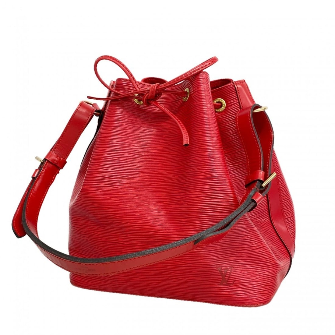 Louis Vuitton Epi Petit Noé Shoulder Bag M44107 Castilian Red Women's: --- Catalog ---Category: SizeSize (HxWxD): 27cm x 25cm x 19.5cm / 10.62'' x 9.84'' x 7.67''Category: DesignType: Shoulder bagColor: Castilian redGender: WomenCategory: GeneralMPN: M44107Brand: Louis V