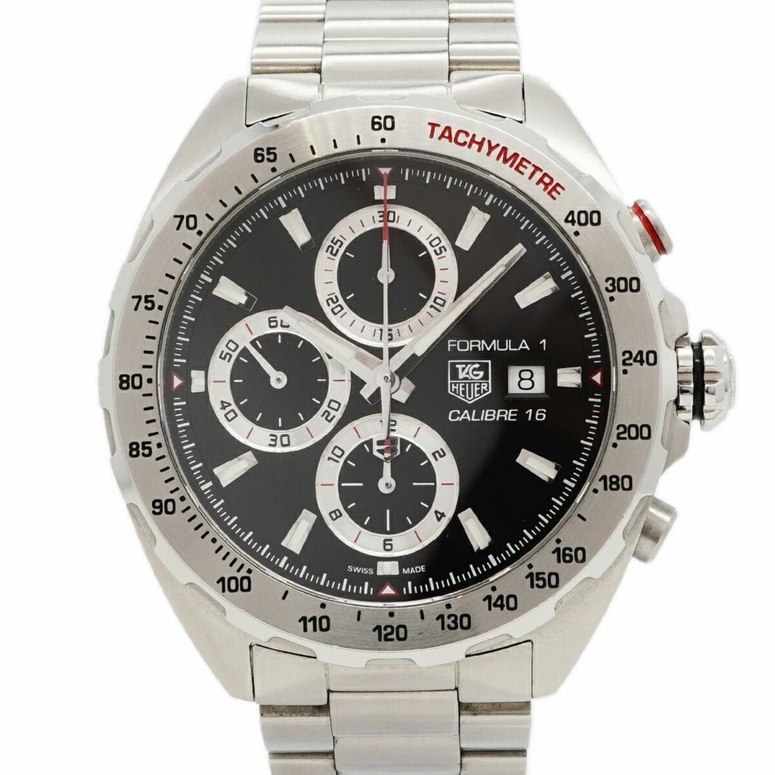 TAG Heuer Formula 1 CAZ2010 Black Dial Men's Watch: --- Catalog ---Category: SizeWrist Size: 16.5cm / 6.49''Case Diameter: 44mm / 1.73''Category: DesignType: WristwatchGender: MenColor (Dial): BlackMaterial (Band): Stainless steelCategory: GeneralMPN: 