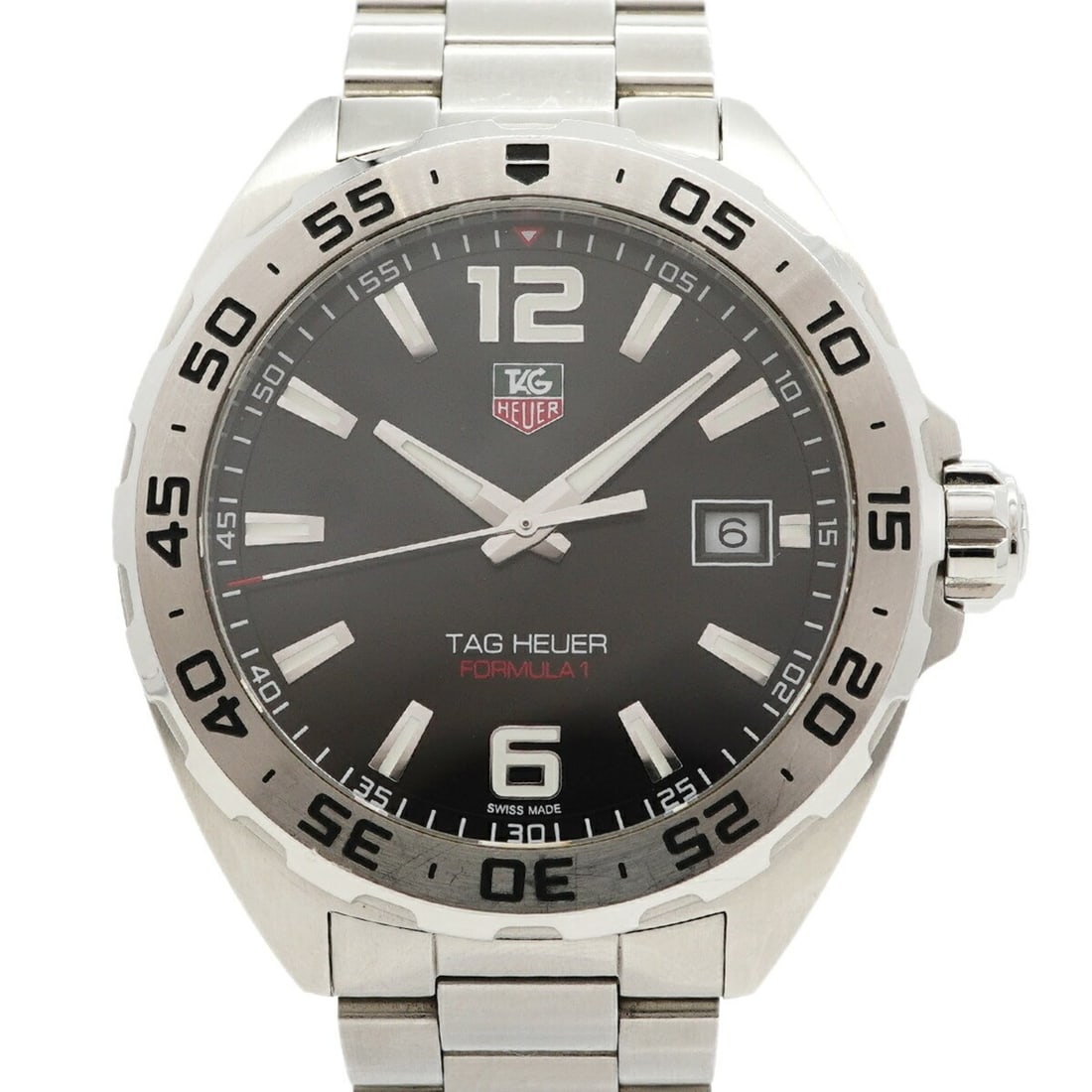 TAG Heuer Formula 1 WAZ1112 Black Dial Men's Watch: --- Catalog ---Category: SizeWrist Size: 16cm / 6.29''Case Diameter: 41mm / 1.61''Category: DesignType: WristwatchGender: MenColor (Dial): BlackMaterial (Band): Stainless steelCategory: GeneralMPN: WA