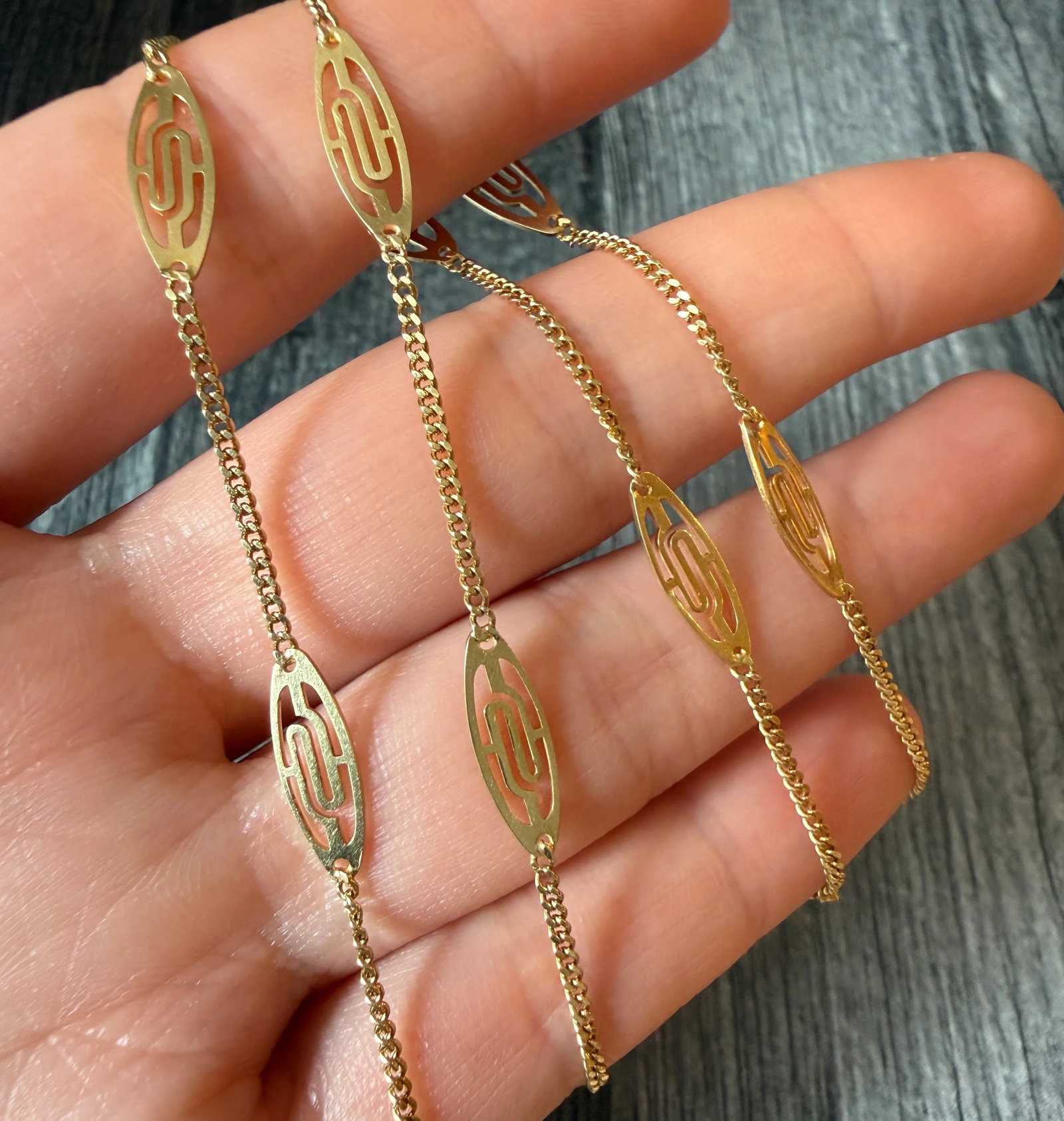 Uno A Erre 14K Gold Filigree Chain, 18.5" Long (S) (1 of 1)