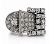 Art Deco Platinum Diamond Ring (1 of 1)