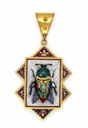 Victorian 18K Yellow Gold Micro-mosaic Locket/Pendant (1 of 1)
