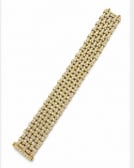 18K Yellow Gold 12.21 Ct. Diamond Bracelet: High-carat line bracelet composed of heavy 18K yellow gold mounts showcasing 12.21 carats of uniform, brilliant diamonds.