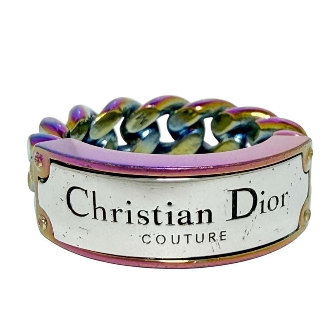 Christian Dior Dior Men's Couture Ring, Size 20 (M), Multicolor (1 of 9)
