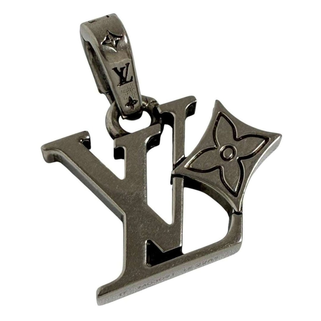 Louis Vuitton Men's LV Flower Charm Pendant Necklace Top (1 of 9)