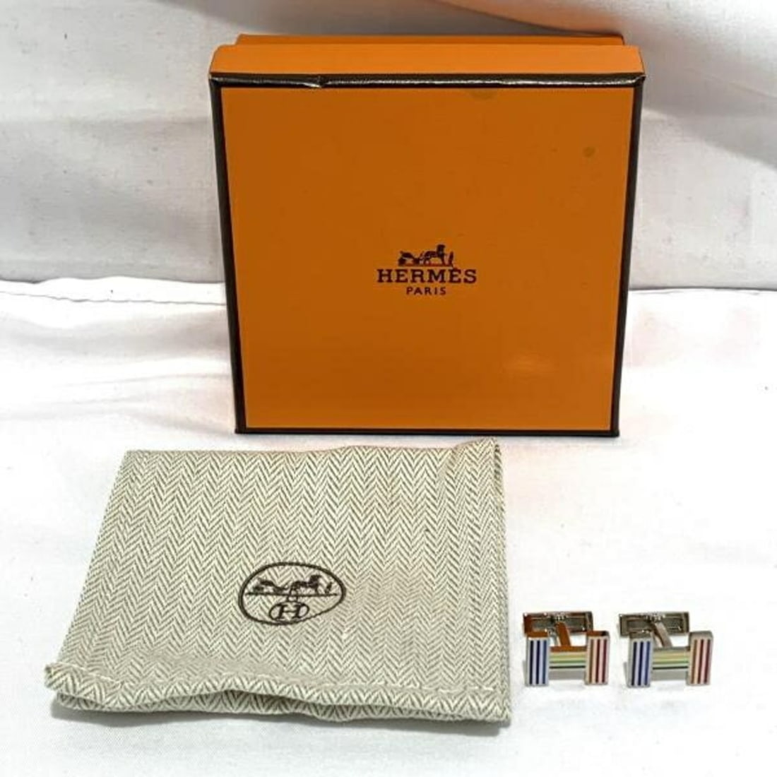 HERMES Cufflinks 077308FP02 Hermes - 7