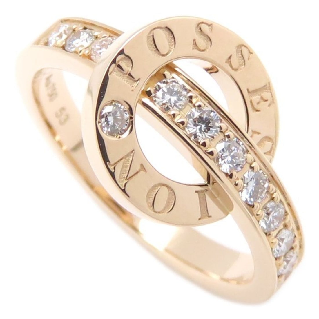PIAGET Possession Ring, Diamond, Size #53, K18PG, Women's, 295539: --- Catalog ---Category: SizeJP Size: 12.5US Size: 6.5Category: DesignType: Band ringGender: WomenMaterial: Pink gold (18K)Category: GeneralBrand: Piaget--- Item List ---Section: ConditionRanking: Ran