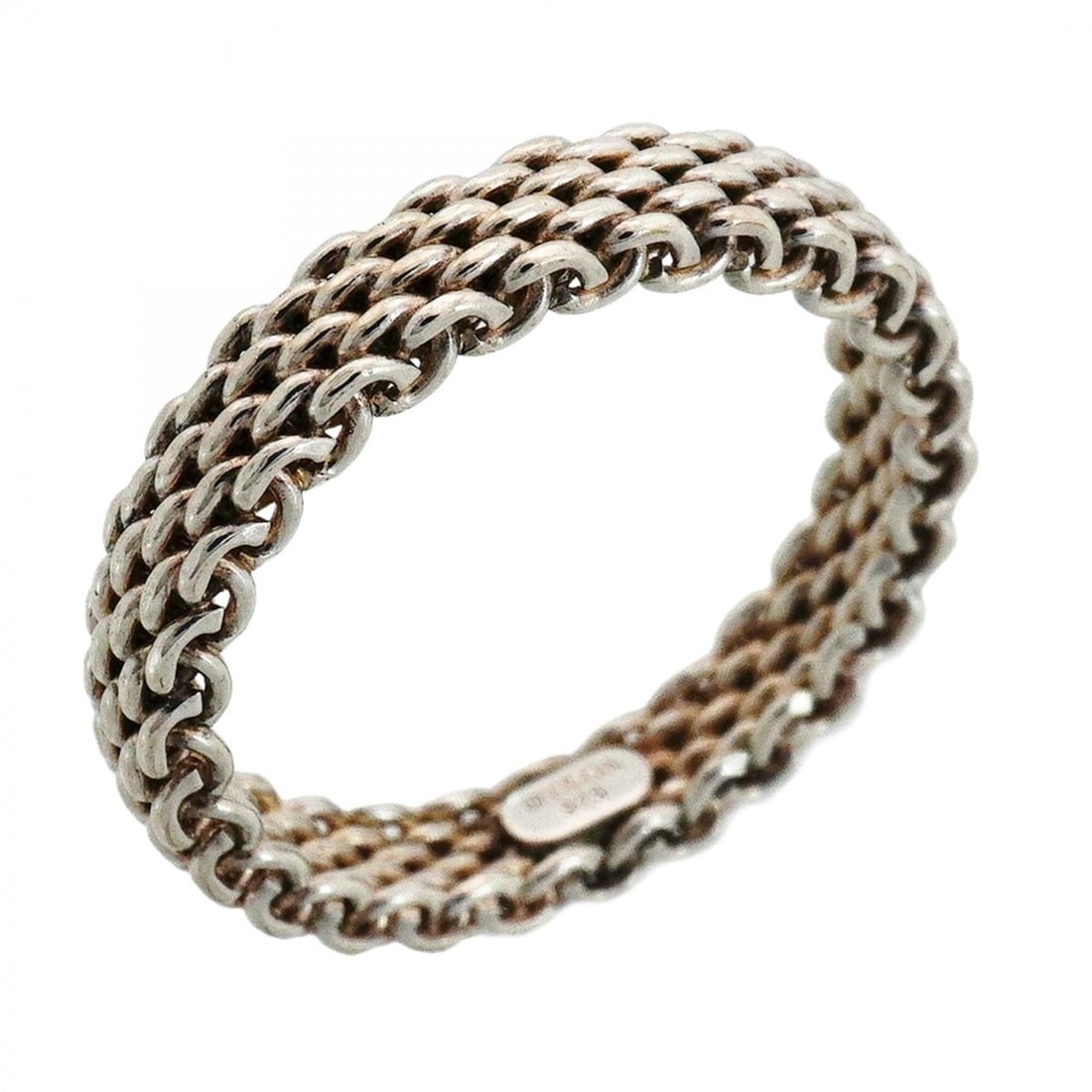 Tiffany & Co. Somerset Sterling Silver Ring, Size 13.5 (Women's), OP001730 (1 of 6)