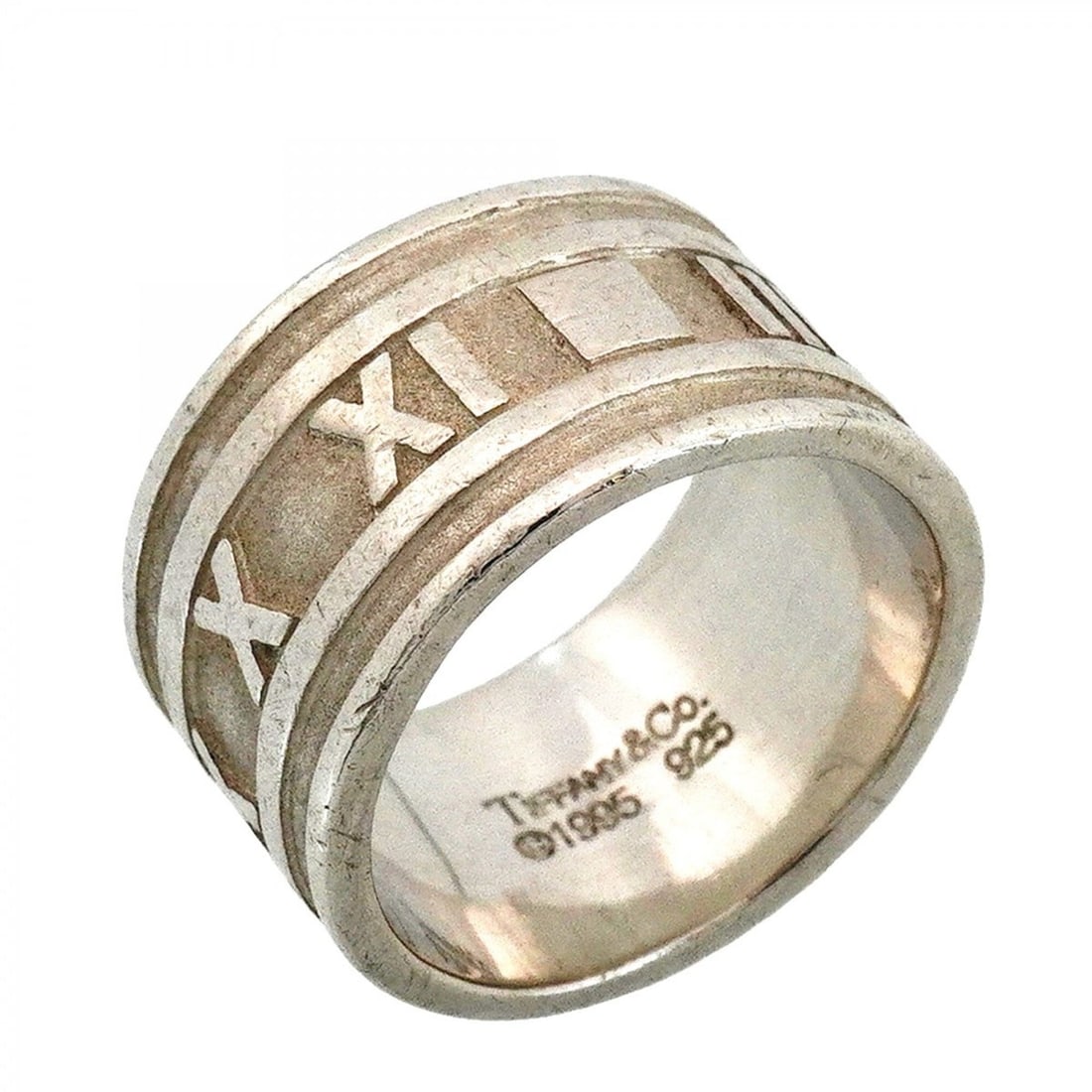Tiffany & Co. Atlas Wide Sterling Silver 925 Ring, Size 12, Women's: --- Catalog ---Category: SizeJP Size: 12US Size: 6.5Category: DesignType: Band ringGender: WomenMaterial: Silver 925Category: GeneralBrand: Tiffany--- Item List ---Section: ConditionRanking: Rank AB U
