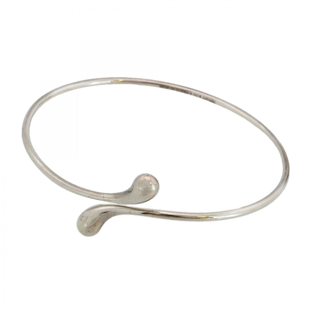 Tiffany & Co. Teardrop Bangle, Sterling Silver 925, Women's (1 of 6)