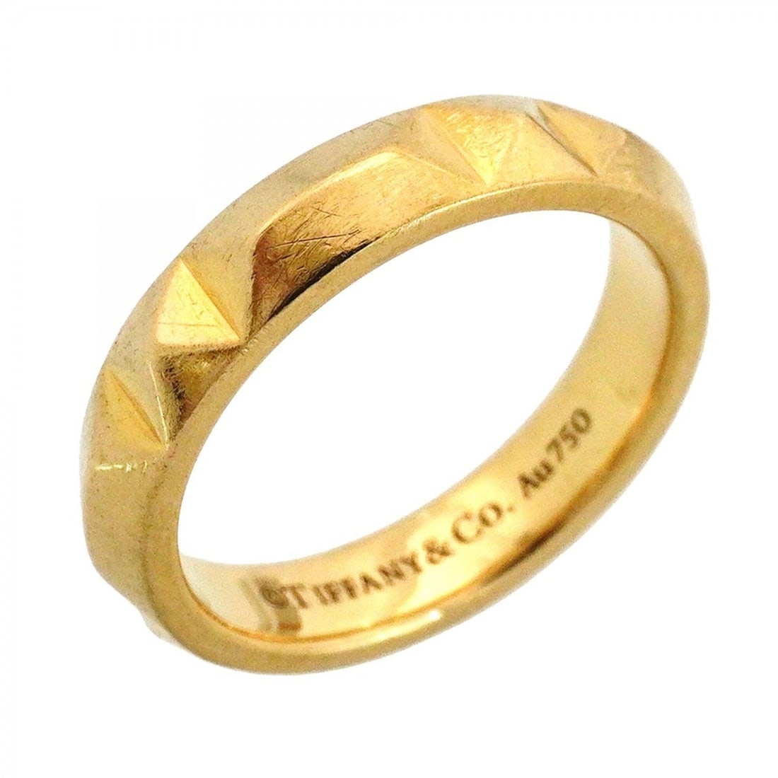 Tiffany & Co. True Band Ring, 18K Yellow Gold, Size 12.5 (Women's): --- Catalog ---Category: SizeJP Size: 12.5US Size: 6.5Category: DesignType: Band ringGender: WomenMaterial: Yellow gold (18K)Category: GeneralBrand: Tiffany--- Item List ---Section: ConditionRanking: 