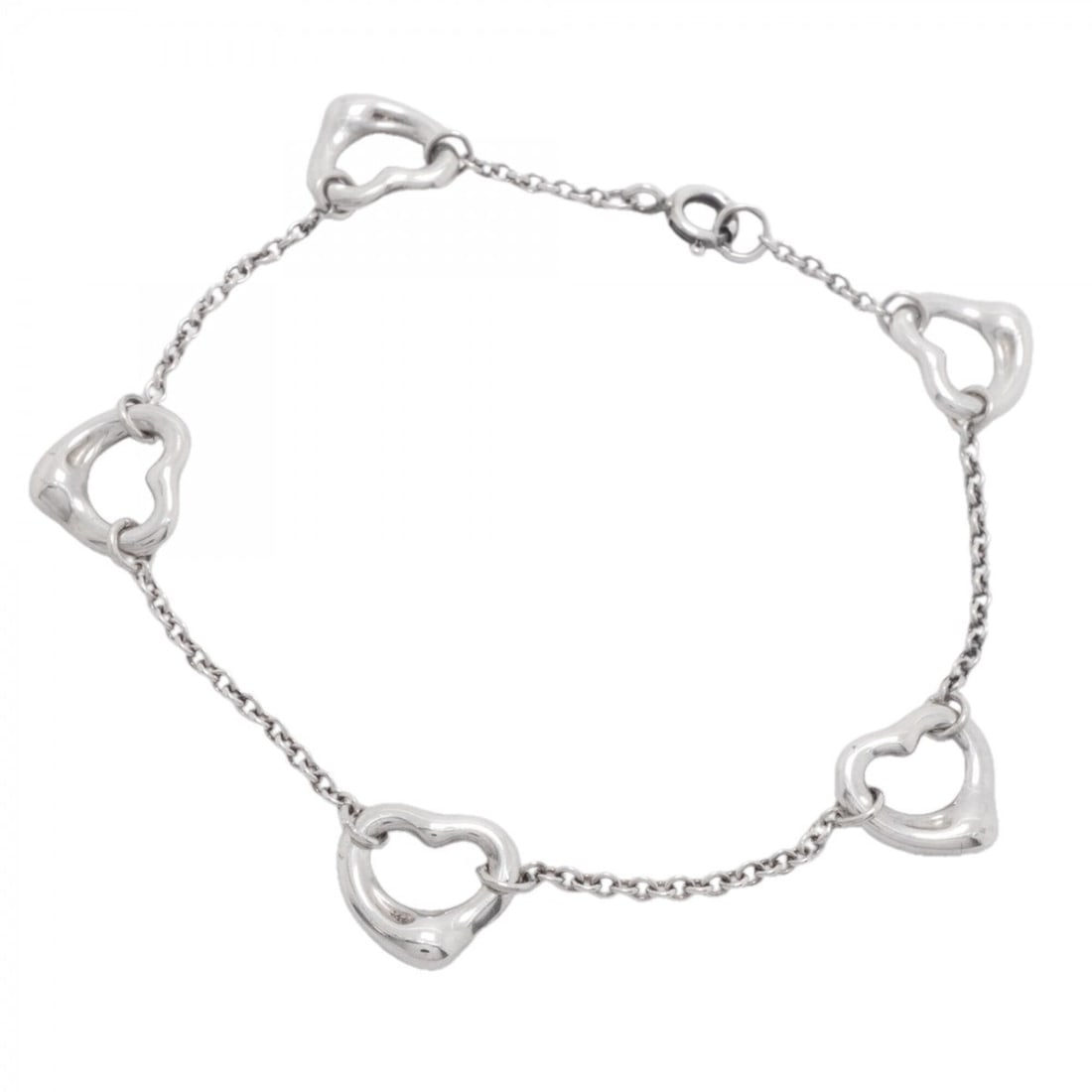 Tiffany & Co. Heart Bracelet, 5 Pieces, Sterling Silver 925, Women's (1 of 6)