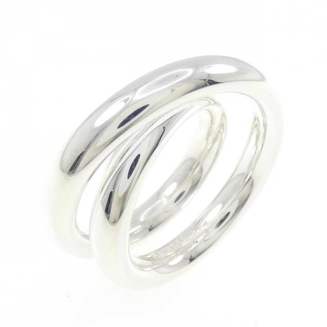 Hermes Vertige Ring: --- Catalog ---Category: SizeJP Size: 11US Size: 6Category: DesignType: Band ringColor: SilverGender: WomenMaterial: Silver 925Category: GeneralMPN: H104261BBrand: Hermes--- Item List ---Section: