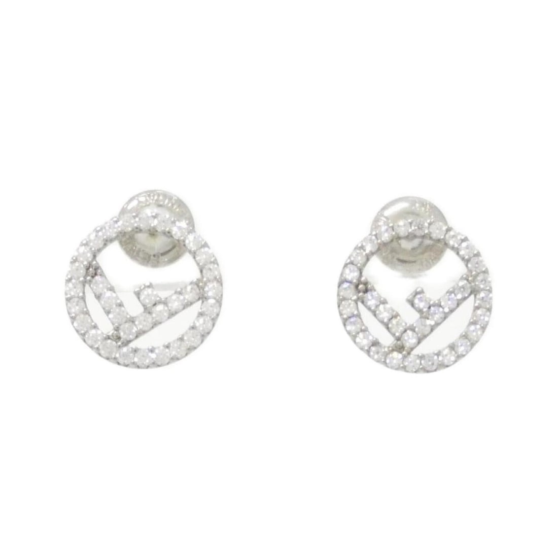 Fendi 8AG738 6DM Earrings: --- Catalog ---Category: SizeSize (HxWxD): 10.00mm x 10.00mm / 0.39'' x 0.39''Category: DesignType: Stud earringsColor: SilverGender: WomenCategory: GeneralMPN: 8AG738 6DMBrand: Fendi--- Item List