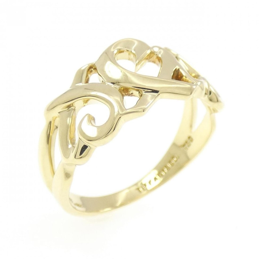 Tiffany Triple Loving Heart Ring: --- Catalog ---Category: SizeJP Size: 11.5US Size: 6Category: DesignType: Band ringColor: Yellow goldGender: WomenMaterial: Yellow gold (18K)Category: GeneralBrand: Tiffany--- Item List ---Section: