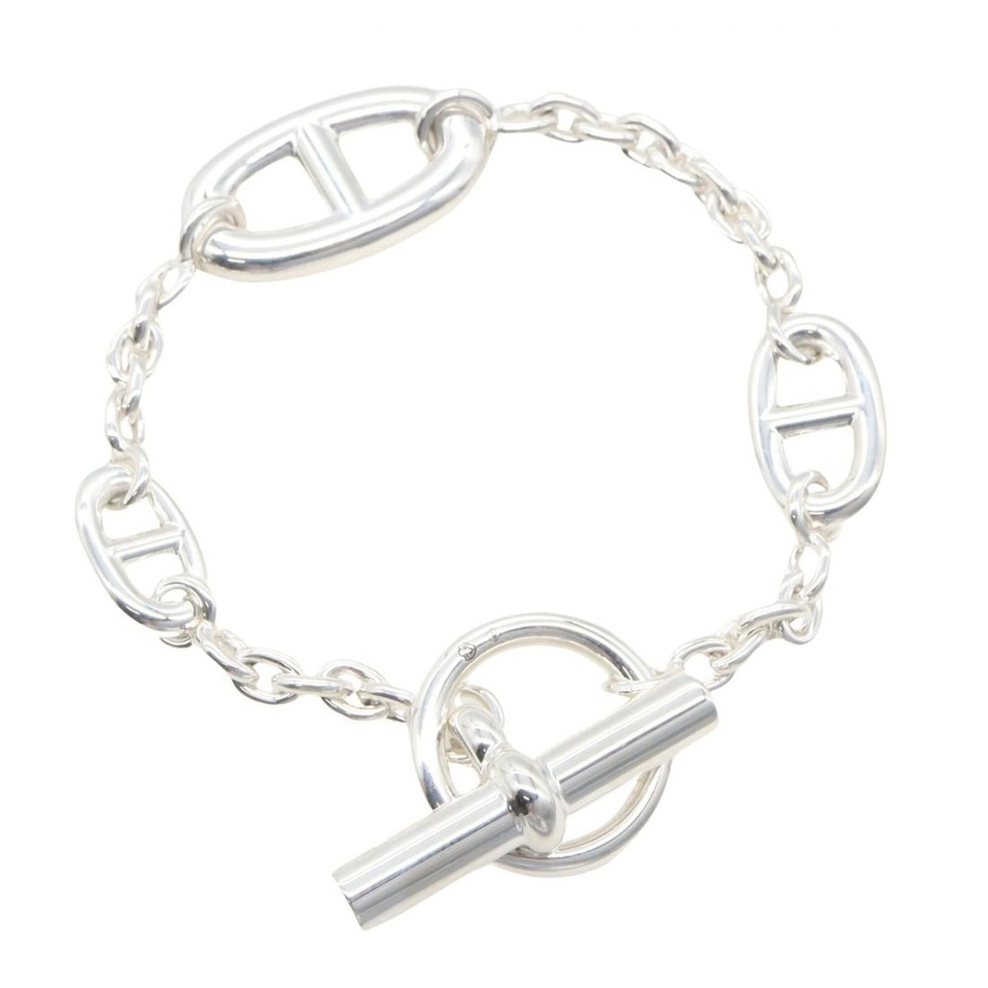Hermes Chaine d'Ancre Farandole Bracelet, Sterling Silver 925, Women's Tone: --- Catalog ---Category: SizeLength: 14.5cm / 5.7''Category: DesignType: Charm braceletColor: SilverGender: WomenMaterial: Silver 925Category: GeneralBrand: Hermes--- Item List ---Section: