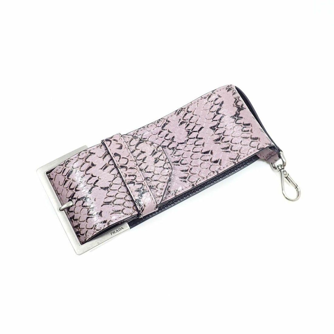 Prada Wrist Strap for Women, Lilla Purple Leather, 1TW008 Bag Charm (1 of 10)