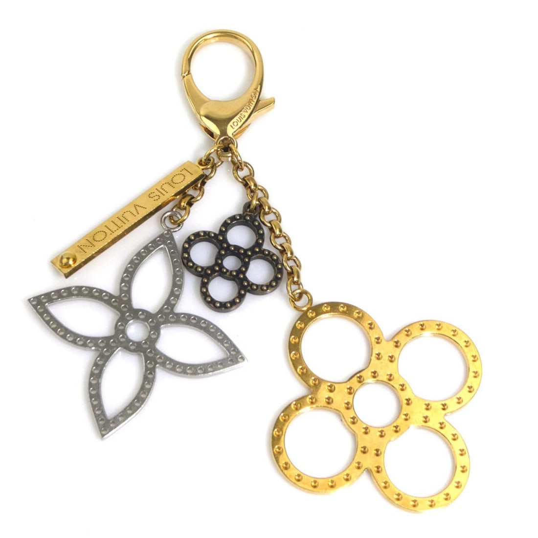 Louis Vuitton LOUIS VUITTON Charm Bijou Sac Tapage Metal Gold Silver Women's M65090 e61975i (1 of 9)