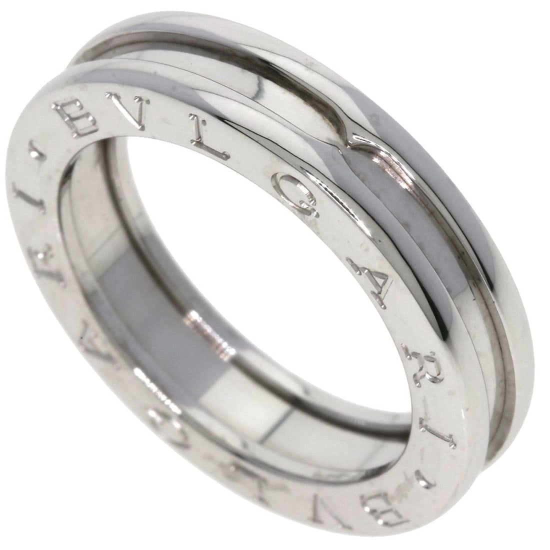 BVLGARI B-zero1 1-band #52 Ring, 18K White Gold, Women's.: --- Catalog ---Category: SizeJP Size: 12US Size: 6.5Category: DesignType: Band ringGender: WomenMaterial: White gold (18K)Category: GeneralBrand: Bvlgari--- Item List ---Section: ConditionRanking: Ran