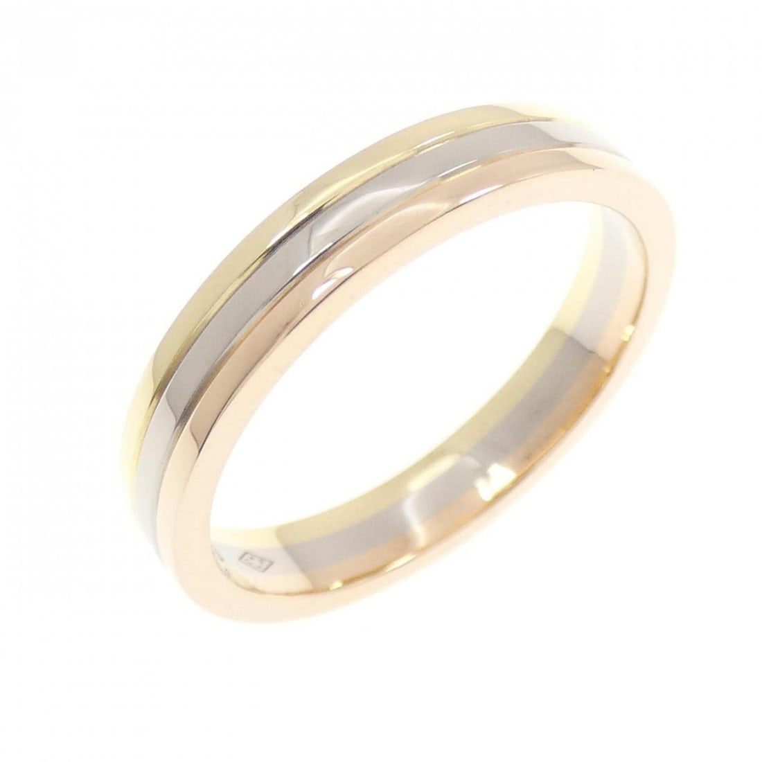 Cartier Louis Vendôme Ring: --- Catalog ---Category: SizeUS Size: 7Brand Size: 54Category: DesignType: Band ringGender: WomenMaterial: Pink gold (18K), White gold (18K), Yellow gold (18K)Category: GeneralMPN: B4052200Brand: