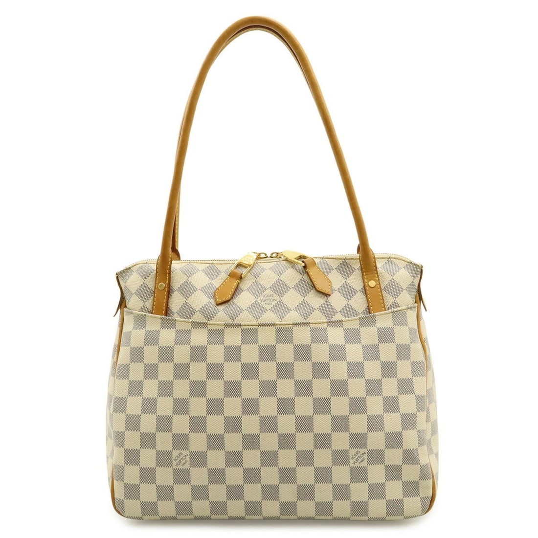 LOUIS VUITTON Damier Azur Figeri PM Shoulder Bag Tote N41176: --- Catalog ---Category: SizeSize (HxWxD): 27cm x 31.5cm x 14cm / 10.62'' x 12.4'' x 5.51''Category: DesignType: Shoulder bag, Tote bagColor: Damier Azur, IvoryGender: WomenMaterial: Damier Azur ,