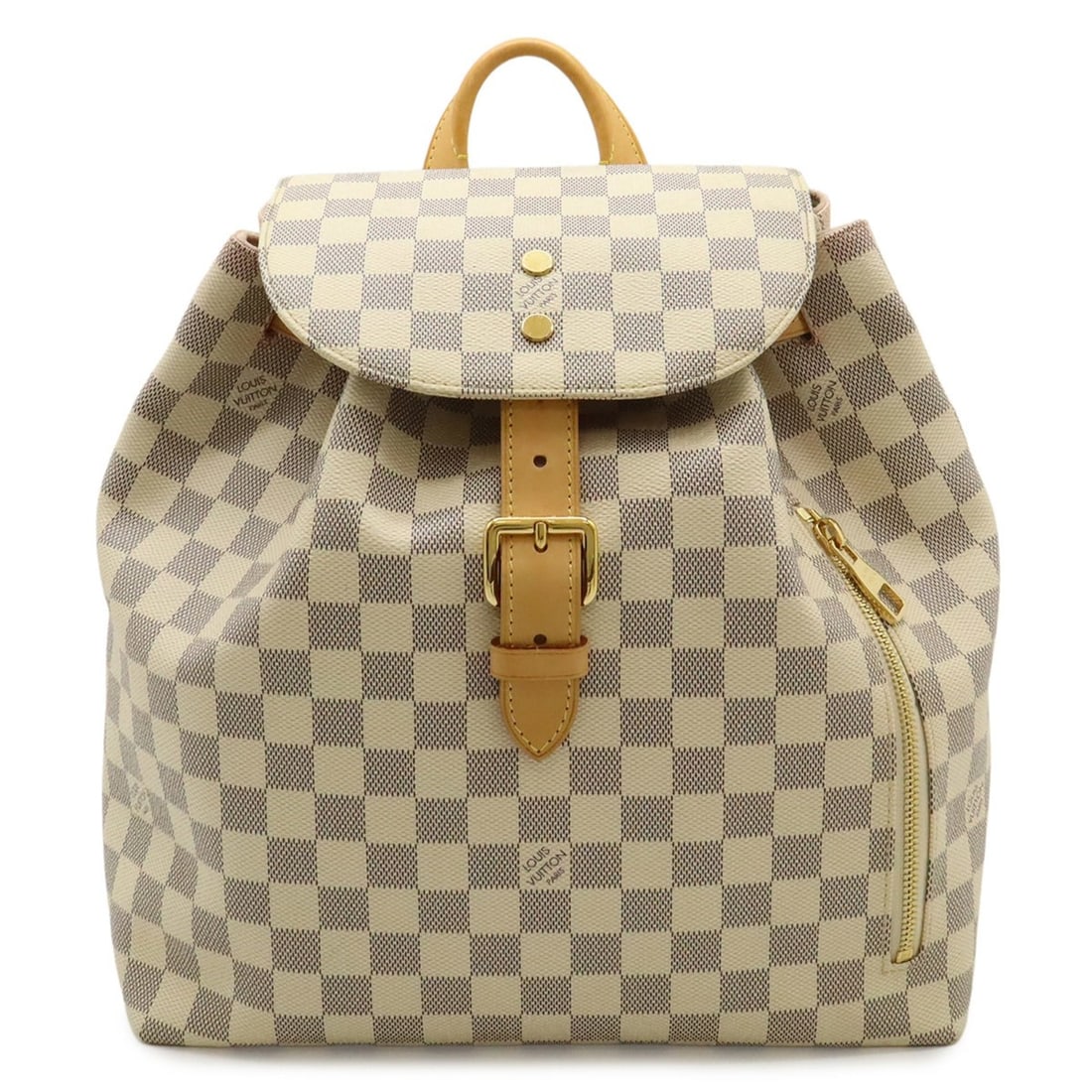 LOUIS VUITTON Damier Azur Speron Backpack/Shoulder Bag N41578: --- Catalog ---Category: SizeSize (HxWxD): 31.5cm x 28.5cm x 17cm / 12.4'' x 11.22'' x 6.69''Category: DesignType: Backpack, Shoulder bagColor: Damier Azur, IvoryGender: Men,WomenMaterial: Damier