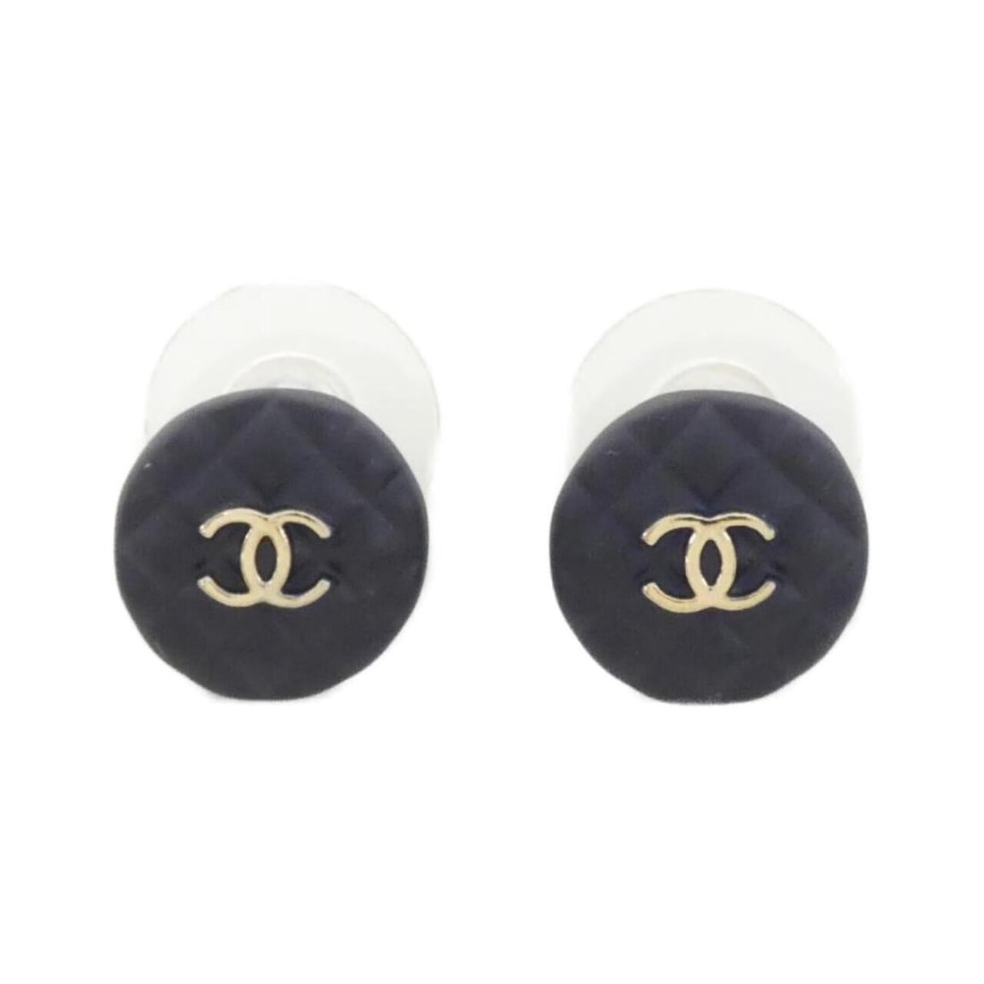 Chanel AB0747 Earrings: --- Catalog ---Category: SizeSize (HxWxD): 10.00mm x 10.00mm / 0.39'' x 0.39''Category: DesignType: Stud earringsColor: Gold, NavyGender: WomenCategory: GeneralMPN: AB0747Brand: Chanel--- Item List