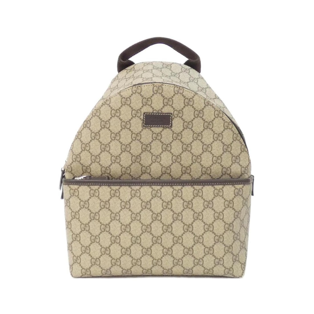 Gucci 271327 KHN5N Backpack: --- Catalog ---Category: SizeSize (HxWxD): 32cm x 24cm x 10cm / 12.59'' x 9.44'' x 3.93''Category: DesignType: BackpackColor: Beige, Dark brownGender: Women,MenMaterial: GG Supreme , Canvas Hardware