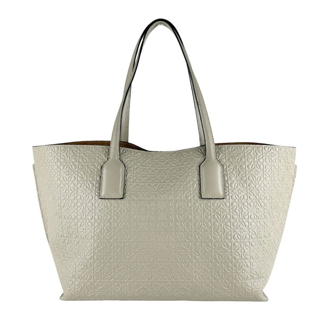 Loewe LOEWE Shoulder Bag Anagram Leather Beige Women's z10034: --- Catalog ---Category: SizeSize (HxWxD): 25cm x 32cm x 15cm / 9.84'' x 12.59'' x 5.9''Category: DesignType: Shoulder bagColor: BeigeGender: WomenMaterial: Leather Category: GeneralBrand: LoeweCountr