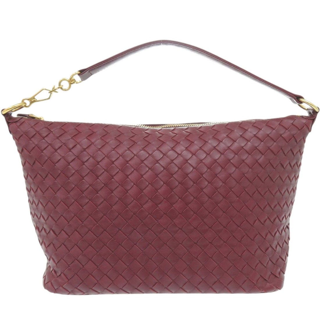 Bottega Veneta Intrecciato B08496411I Leather Bordeaux Handbag 0029BOTTEGAVENETA (1 of 13)