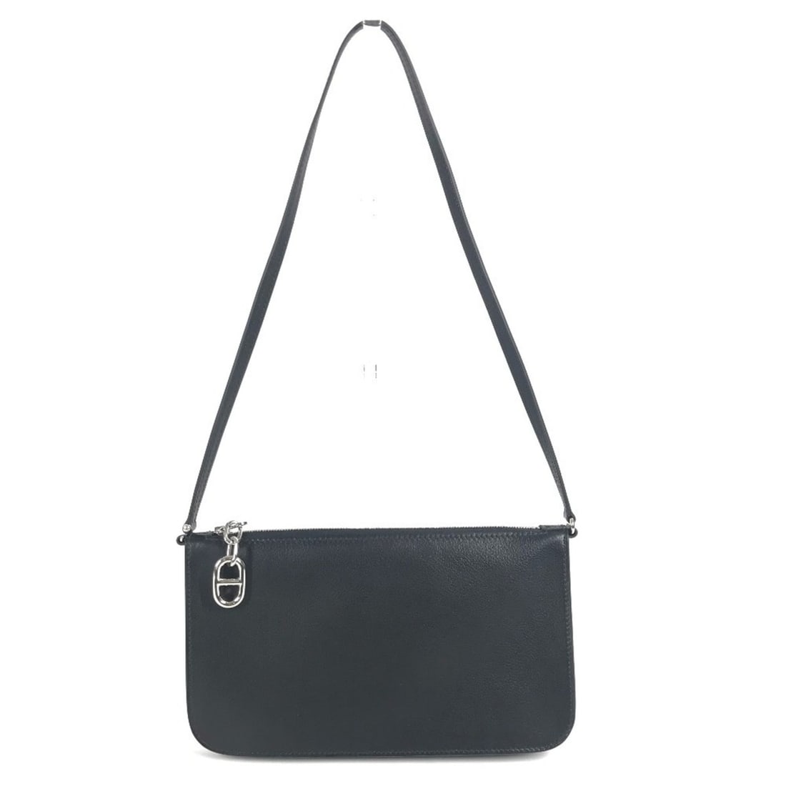 HERMES Zip Ango To Go Chaine d'Ancre Handbag Pouch ?Zip Ango? Bag Shoulder Leather Men's Women's: --- Catalog ---Category: SizeSize (HxWxD): 12cm x 21cm / 4.72'' x 8.26''Category: DesignType: Handbag, Pouch, Shoulder bagColor: BlackGender: Men,Women,UnisexMaterial: Leather Category: GeneralBrand: