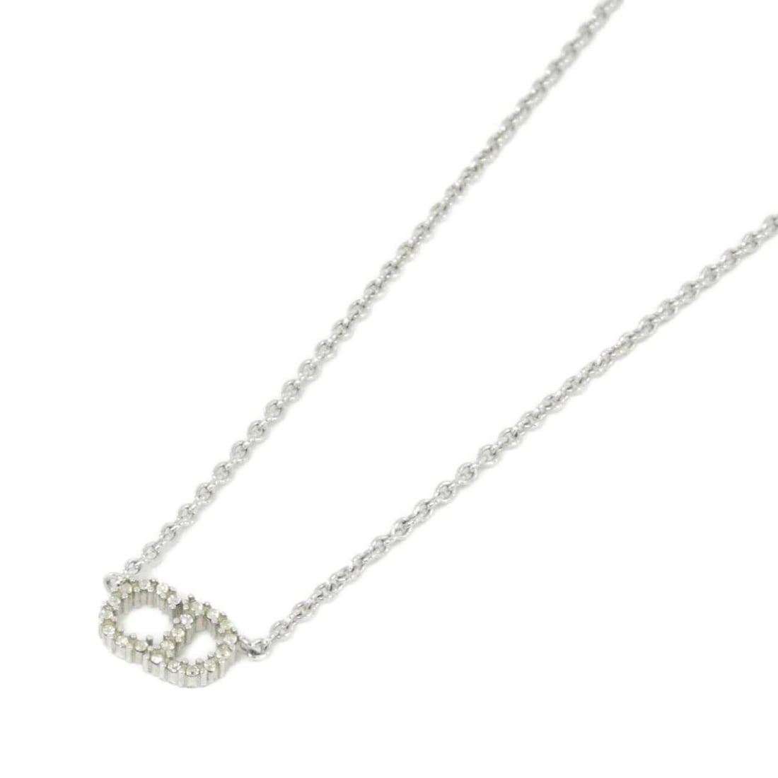 Christian Dior Claire Di Lune N0717CDLCY Necklace: --- Catalog ---Category: SizePendant Size: 10mm x 10mm / 0.39'' x 0.39''Neck Circumference: 44 cm - 49.5 cm / 17.32'' - 19.48''Category: DesignColor: Clear, SilverGender: WomenNecklace Type: NecklaceC