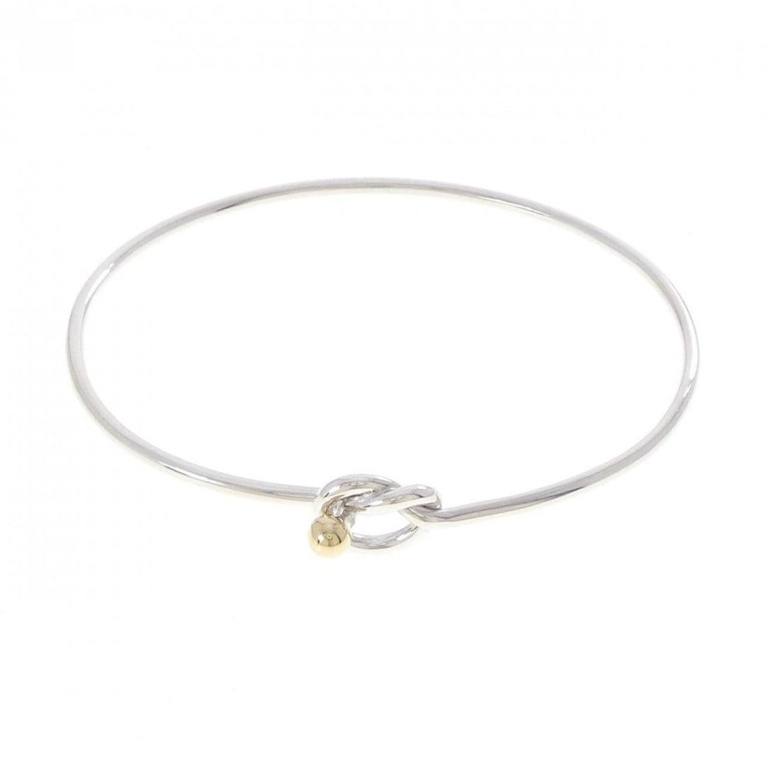 Tiffany & Co. Flat Wire Hook Eye Heart Bangle (1 of 16)