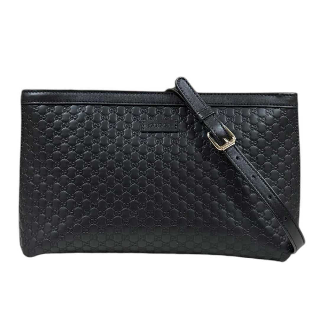 Gucci Outlet Microguccissima Shoulder Bag, Leather 607723, Black, Women's GUCCI: --- Catalog ---Category: SizeSize (HxWxD): 18cm x 27cm x 5.5cm / 7.08'' x 10.62'' x 2.16''Category: DesignType: Shoulder bagColor: BlackGender: WomenHandmade: YesMaterial: Leather Category: