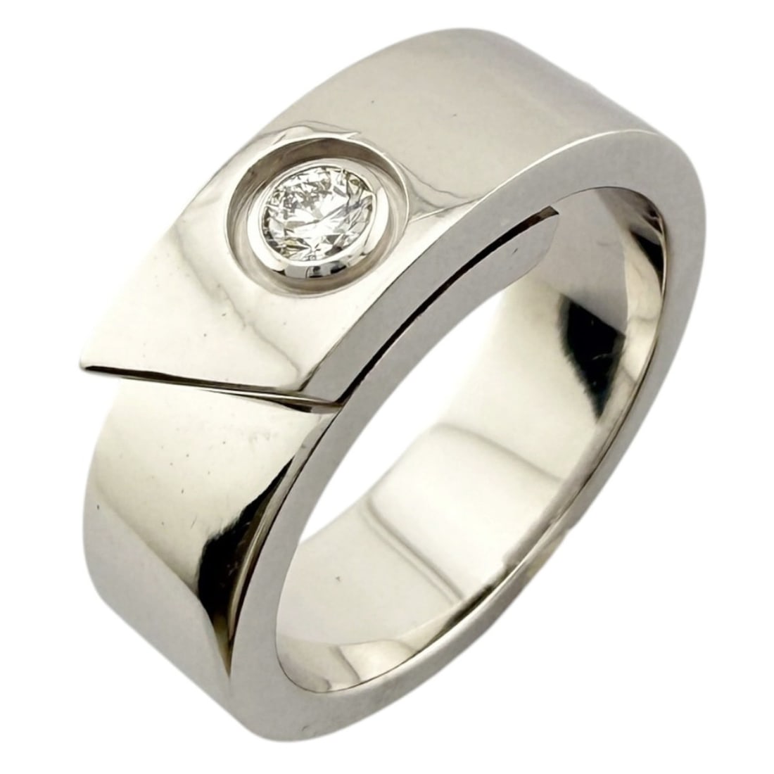 Cartier Anniversary Ring, 8, 18K White Gold, 49ct Diamond, Women's, CARTIER: --- Catalog ---Category: SizeJP Size: 8US Size: 4.5Category: DesignType: Band ringGender: WomenMaterial: White gold (18K)Category: GeneralBrand: CartierCountry of Origin: France--- Item List ---Sectio