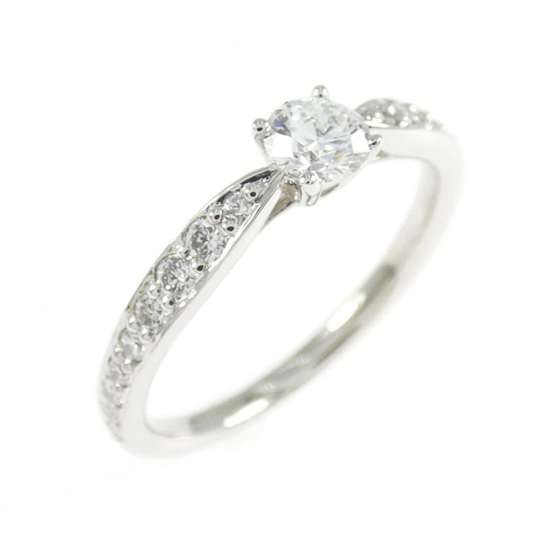 Tiffany Harmony Ring 0.19CT: --- Catalog ---Category: SizeJP Size: 7.5US Size: 4Category: DesignType: Band ringStone: DiamondGender: WomenMaterial: Platinum 950Category: GeneralBrand: Tiffany--- Item List ---Section: