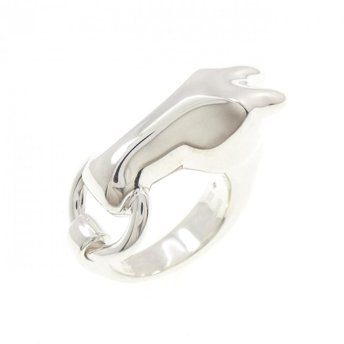 Hermes Hermès Galop Ring: --- Catalog ---Category: SizeUS Size: 4Brand Size: 47Category: DesignType: Band ringGender: WomenMaterial: Silver 925Category: GeneralMPN: H113603BBrand: Hermes--- Item List ---Section: ConditionRanki