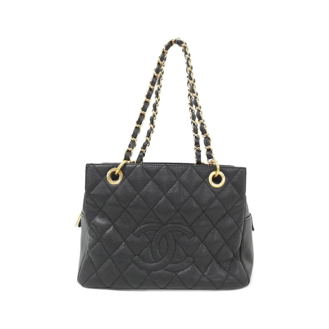 Chanel 58004 Shoulder Bag: --- Catalog ---Category: SizeSize (HxWxD): 19cm x 25cm x 13cm / 7.48'' x 9.84'' x 5.11''Category: DesignType: Shoulder bagColor: BlackGender: WomenMaterial: Grained Calfskin Hardware Color: