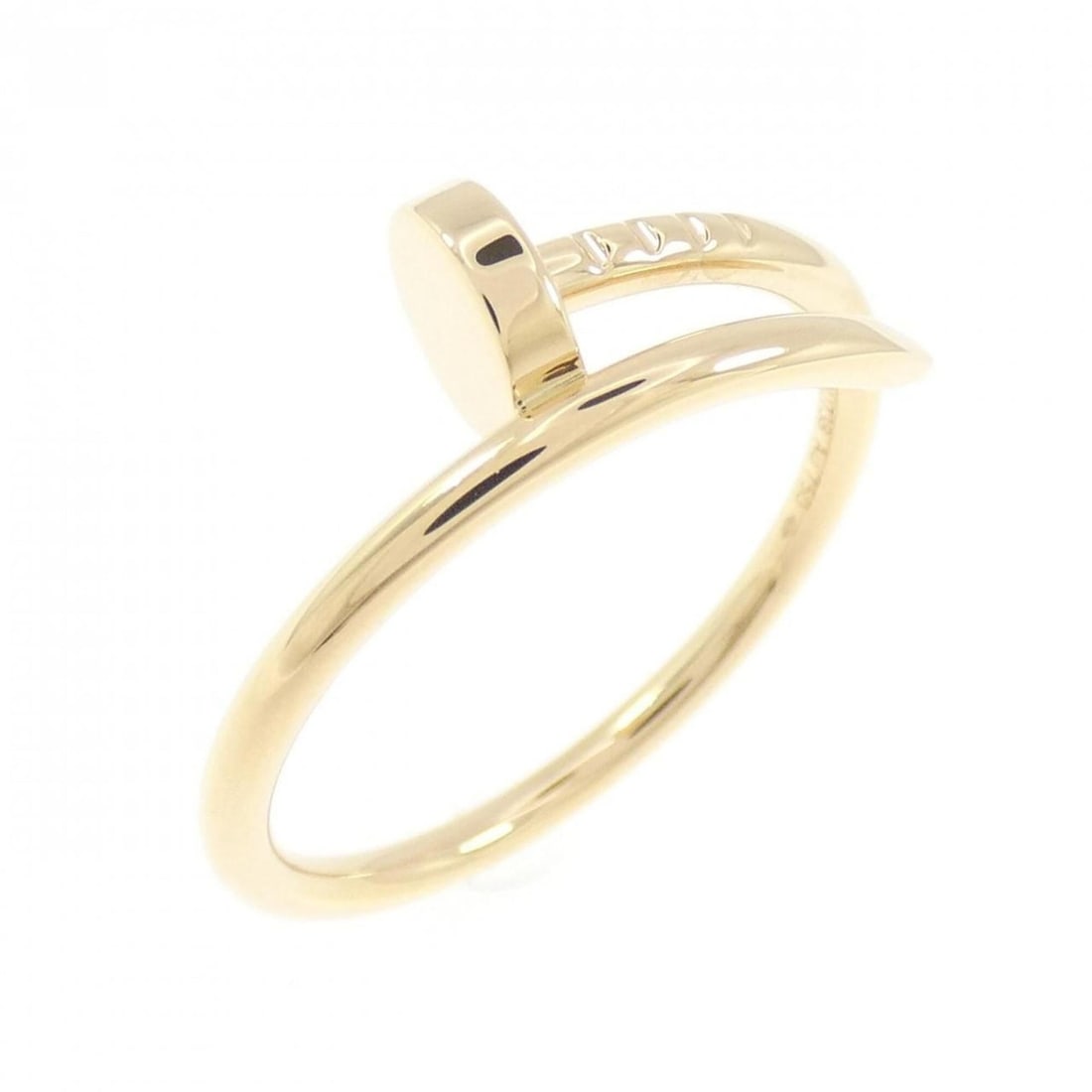 Cartier Juste un Clou Small Ring: --- Catalog ---Category: SizeWeight: 3.6g / 0.12oz.JP Size: 17US Size: 8.5Category: DesignType: Band ringGender: Women,MenMaterial: Yellow gold (18K)Category: GeneralLine: Juste un ClouBrand: