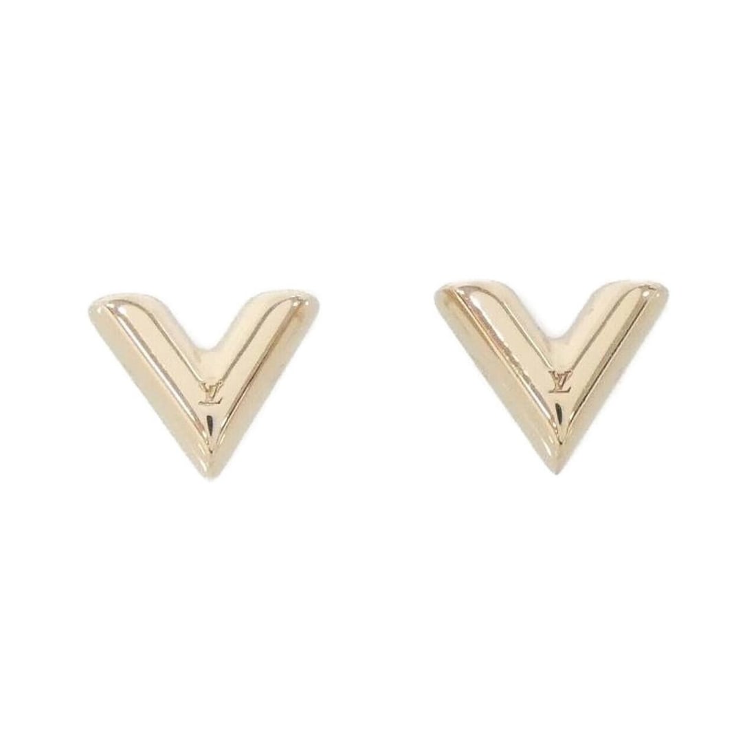 Louis Vuitton Essential V Earrings M02393: --- Catalog ---Category: SizeSize (HxWxD): 0.80mm x 1.00mm / 0.03'' x 0.04''Category: DesignType: Stud earringsColor: Pink goldGender: Men,WomenCategory: GeneralBrand: Louis Vuitton--- Item List