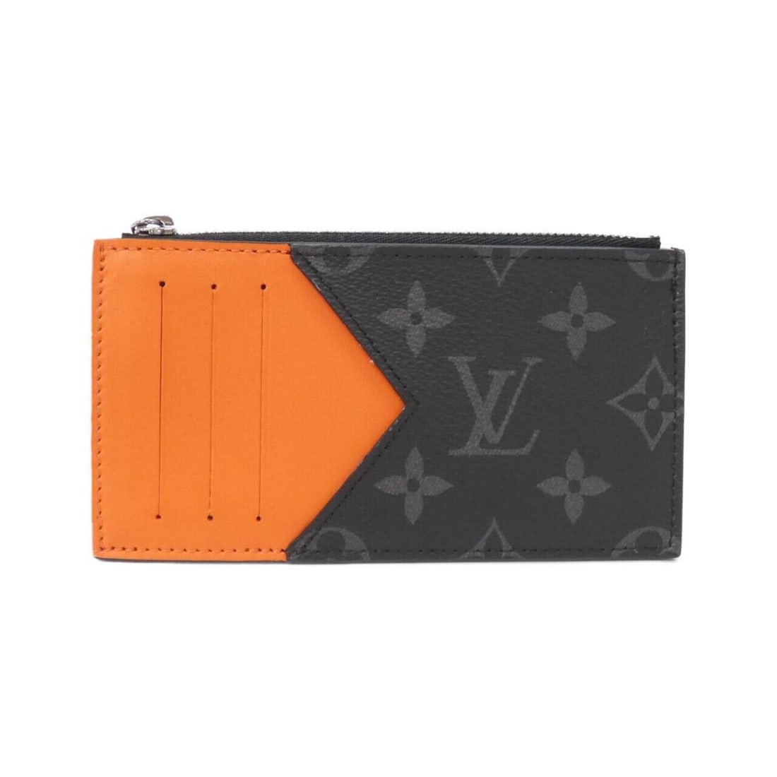 Louis Vuitton Monogram Eclipse Coin Card Holder M25843 & Business Case: --- Catalog ---Category: DesignType: Business card caseColor: Black, OrangeGender: MenMaterial: Coated canvas Category: GeneralLine: Monogram EclipseBrand: Louis VuittonCategory: Physical